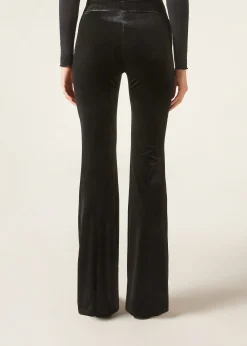 Flare-Hose aus Samt