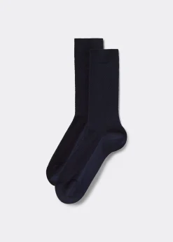 Gemusterte Herrensocken