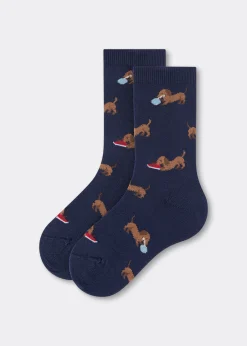 Gemusterte Socken für Kinder