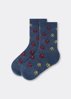 Gemusterte Socken für Kinder