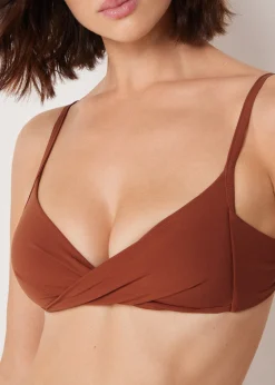 Gepolstertes Triangel-Bikinioberteil Premium Fit