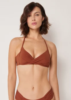 Gepolstertes Triangel-Bikinioberteil Premium Fit