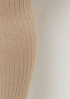 Gerippte Baumwollstrumpfhose für Mädchen