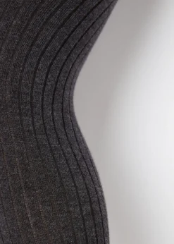 Gerippte Baumwollstrumpfhose für Mädchen