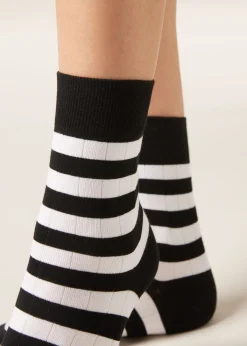 Gestreifte Socken