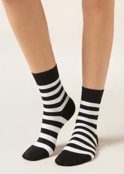 Gestreifte Socken