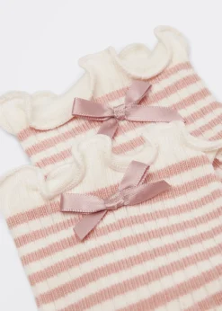 Gestreifte Socken für Mädchen