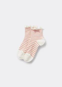 Gestreifte Socken für Mädchen