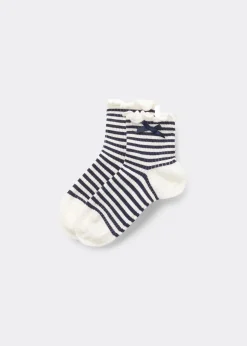 Gestreifte Socken für Mädchen