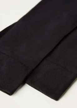 Halbtransparente Kniestrümpfe aus Mikrofaser 30 Denier