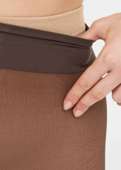 Halbtransparente Thermostrumpfhose