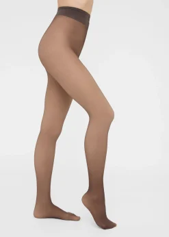 Halbtransparente Thermostrumpfhose