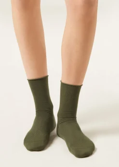 Knöchelsocken aus Baumwolle ohne Gummi