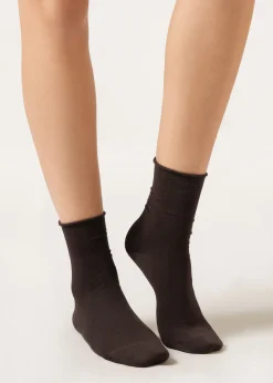 Knöchelsocken aus Baumwolle ohne Gummi