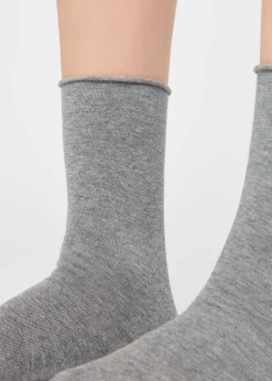 Knöchelsocken aus Baumwolle ohne Gummi