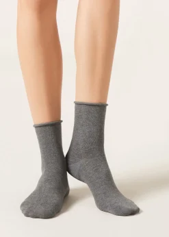 Knöchelsocken aus Baumwolle ohne Gummi