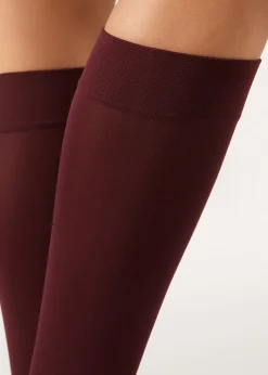 Kniestrümpfe aus Mikrofaser 60 Denier