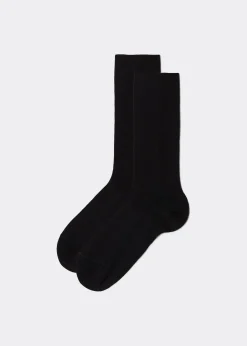 Kurze Baumwollsocken für Herren ohne Rand