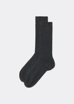 Kurze Baumwollsocken für Herren ohne Rand