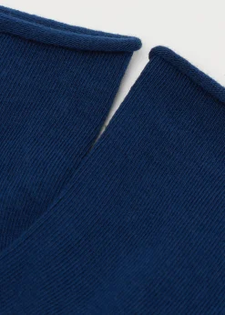 Kurze Baumwollsocken ohne Rand