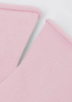 Kurze Baumwollsocken ohne Rand