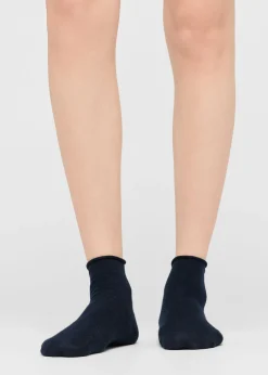 Kurze Baumwollsocken ohne Rand
