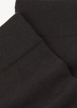 Kurze Herrensocken aus satinierter Baumwolle