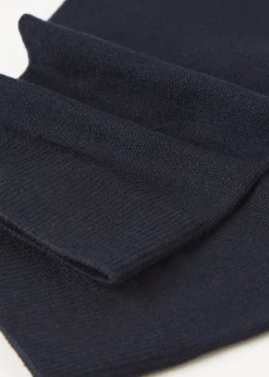 Kurze Herrensocken aus satinierter Baumwolle