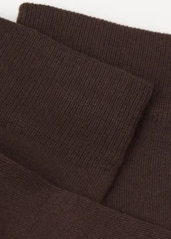 Kurze Herrensocken aus satinierter Baumwolle
