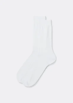 Kurze Herrensocken mit Fil d‘Ecosse