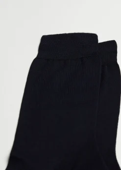 Kurze Herrensocken mit Fil d‘Ecosse