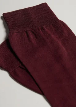 Kurze Herrensocken mit Fil d‘Ecosse