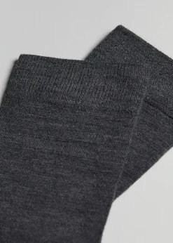 Kurze Herrensocken mit Wolle und Baumwolle