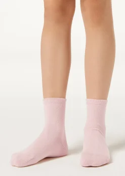 Kurze Kinderbaumwollsocken mit atmungsaktivem Fresh Feet Material