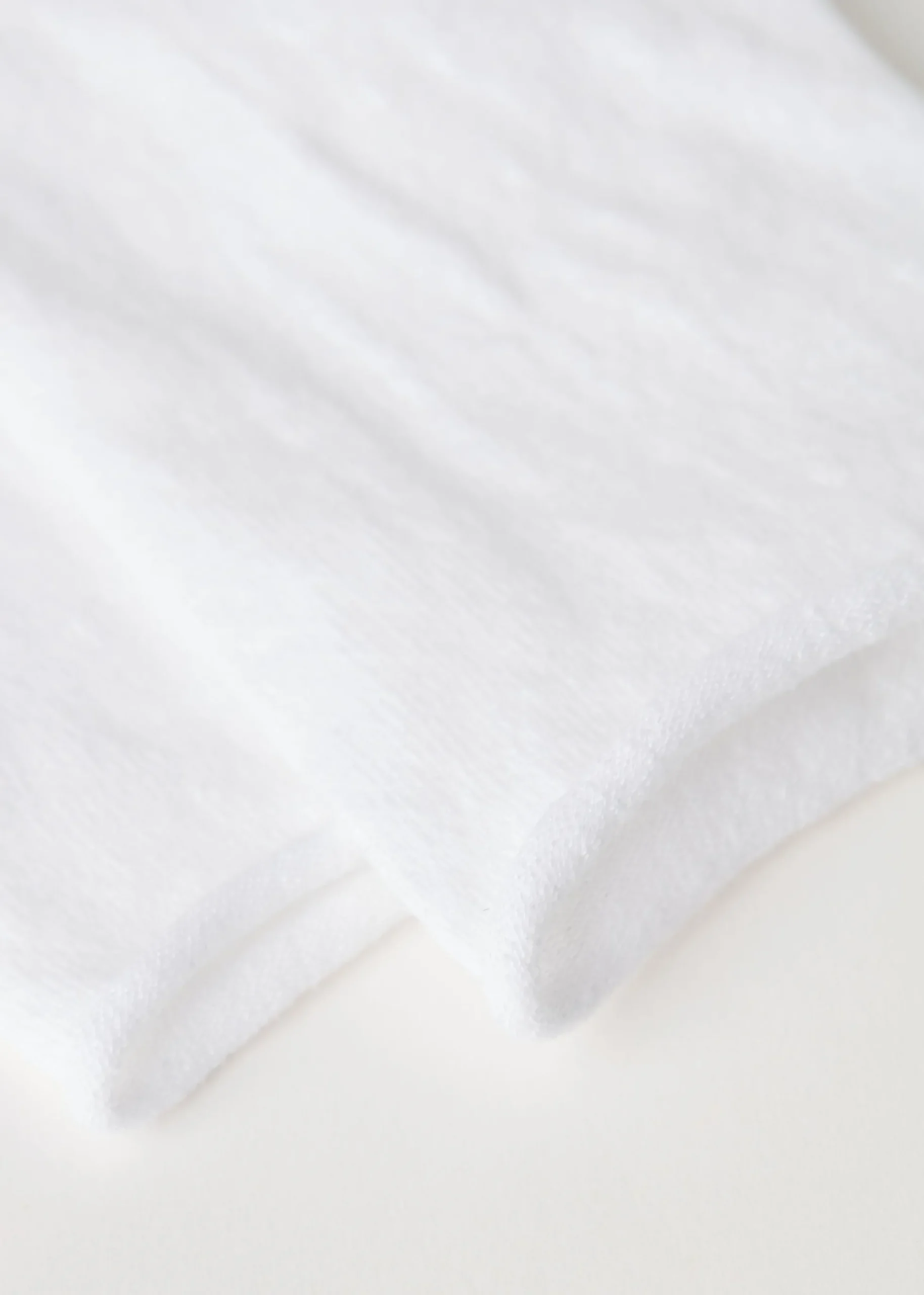 Kurze randlose Socken mit Leinen