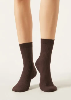 Kurze Socken mit Cashmere