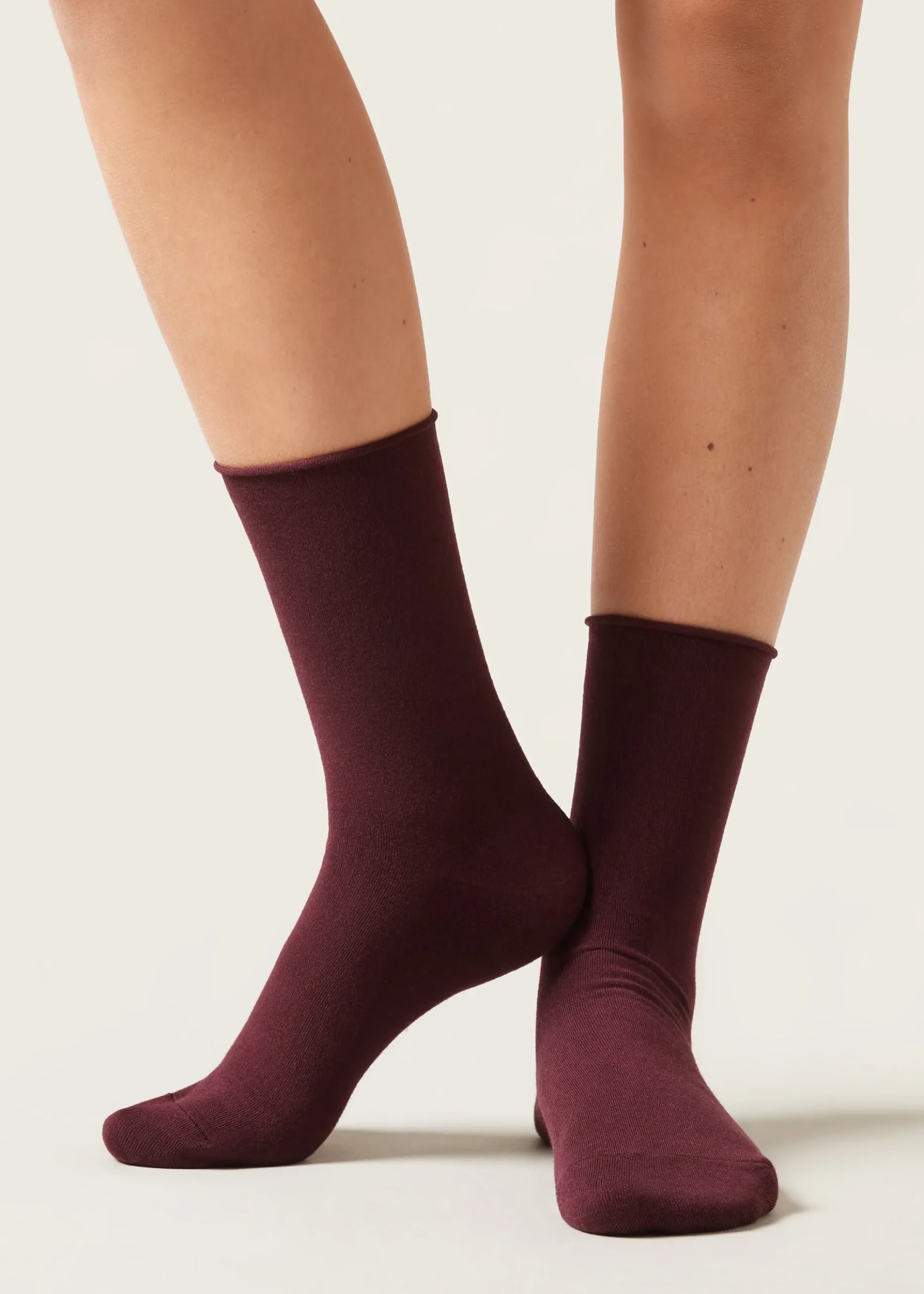 Kurze Socken mit Cashmere