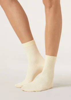 Kurze Socken mit Cashmere