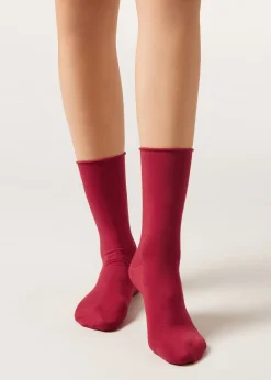 Kurze Socken mit Cashmere