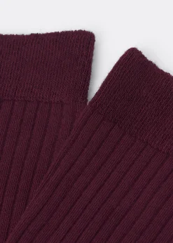 Kurze Socken mit Cashmere