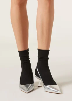 Kurze Socken mit Cashmere