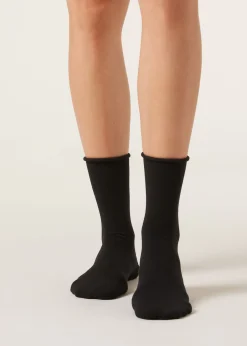 Kurze Socken mit Cashmere