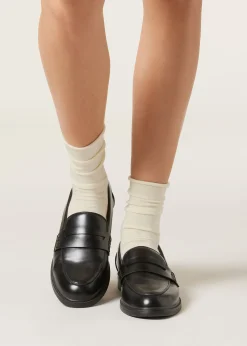 Kurze Socken mit Cashmere