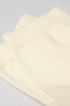 Kurze Socken mit gemustertem Rand