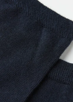 Kurze Socken mit gemustertem Rand