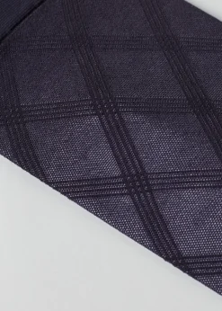 Kurze Socken mit Rautenmuster