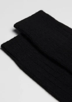Kurze Socken mit Wolle und mit Kaschmir