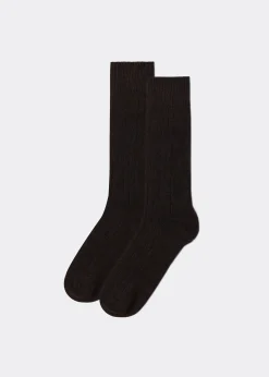 Kurze Socken mit Wolle und mit Kaschmir