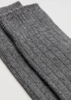 Kurze Socken mit Wolle und mit Kaschmir