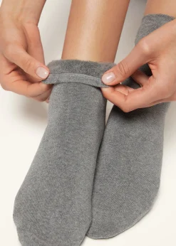 Kurzsocken aus Thermo-Baumwolle